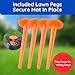 Giggle N Go Outdoor Games for Kids, Adults & Family - The Original Flarts Floor and Yard Darts Game with Inflatable Pins, Lawn Pegs and Mat - Monster Theme, Easter Basket Stuffers Gifts for Kids