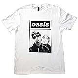 Kurzärmelig Oasis Noel and Liam Boxed Photo T Shirt XL