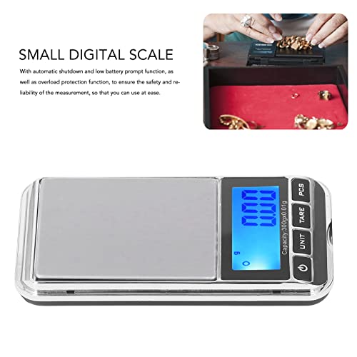 Báscula digital de bolsillo portátil de alta precisión 500g miniatura 4