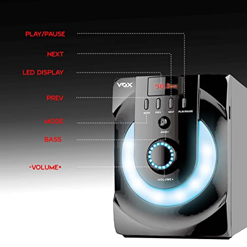 Vox V7171 Home Theater Speaker System (BT, Aux, USB and FM - Main Image