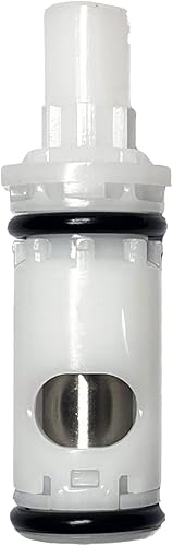 Miniatura 4 de Jadiver GM Cartucho de repuesto 1224 1224B compatible con grifos de 2 manijas y duchas de bañera, latón duradero y plástico, paquete de 2