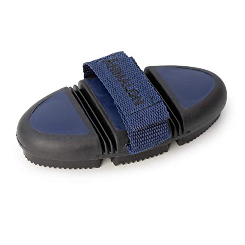 Animalon Kurzhaar-Striegel für Hunde| Fellwechsel-Helfer beim Hund | Striegel für Hunde mit Kurzhaar | innovative Hundebürste für schonende Fellpflege (Striegel klein, Blau)