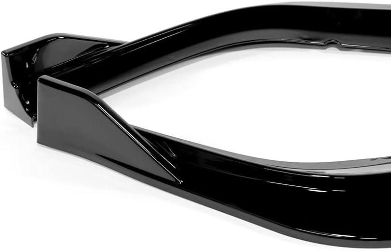 HYPERSPEED Front Bumper Spoiler Lip 3PCS ABS STP-Style Fit for 2016 2017 2018 Acura ILX Sedan 4DR, Car Mods Exterior Accessories Replacement Parts Assembly, Air Chin Body Kit Splitter (Painted Black)