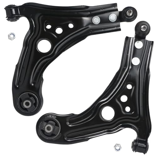 Image of Detroit Axle - Front 8pc Suspension Kit Chevrolet Aveo5 Pontiac G3 Wave Wave5 Suzuki Swift+, 2 Lower Control Arms w /Ball Joints 2 Sway Bar Links 4 Outer & Inner Tie Rods Replacement