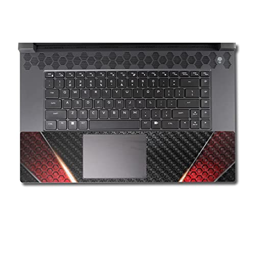 Image of MightySkins Carbon Fiber Skin Compatible with Alienware M17 R5 (2022) Full Wrap Kit - Hex Rays | Protective, Durable Textured Carbon Fiber Finish | Easy to Apply & Change Styles | Made in The USA