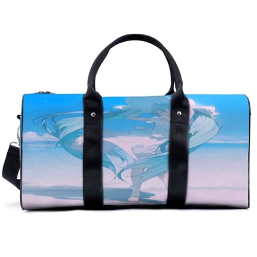 新品 初音ミク モチーフ ボストンバッグ 大容量 リュック＆ショルダー 新品 初音ミク モチーフ ボストンバッグ 大容量 リュック