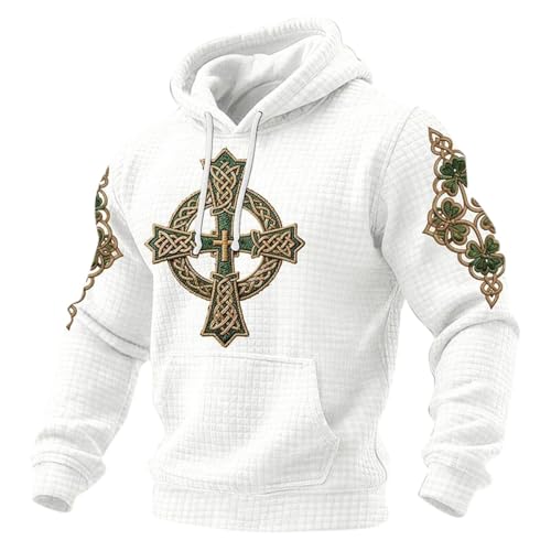 Sweat à capuche Saint-Patrick WWricotta vêtement chaud sans zip