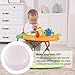 Squeaker Rassel Box Kunststoff transparent 30 Stück weiß Spielzeug mit Glöckchen Quietscher Sound Maker