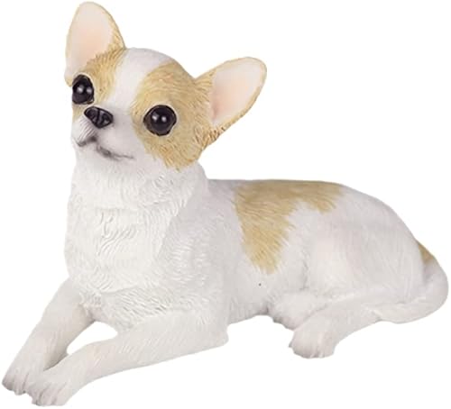 Miniatura 7 de TALKLEK 1 Pieza Figurilla de Chihuahua de Resina Mini de 2 pulgadas Regalos, Mini Regalos Conmemorativos para Perros, Figurillas de Perro,