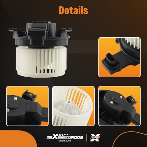 Image of maXpeedingrods 79315THRA42 Rear Side HVAC Blower Motor Fan Assembly Fits for Honda Odyssey 3.5L V6 Gas SOHC Naturally Aspirated Rear 2018-2021# 79315THRA41 06793THR306