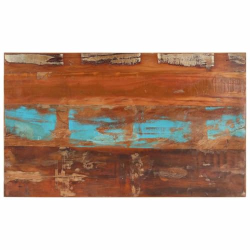 vidaXL Tischplatte Massivholzplatte Holzplatte Ersatztischplatte Holz Platte für Couchtisch Rechteckig 60x100cm 15-16mm Recyceltes Massivholz