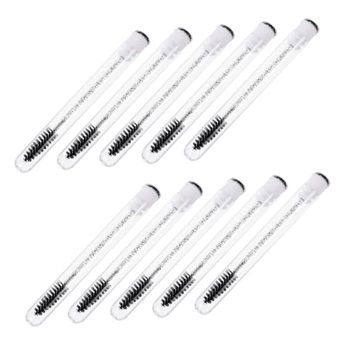 WEKADRIN 10 Pack of Women's Eyelash Brushes Single-use Mascara Wands No Need to Clean