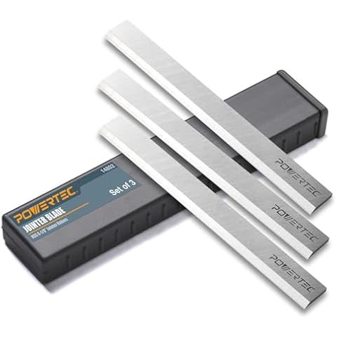 POWERTEC 148020 HSS Jointer Knives for Ridgid JP0610 Cover