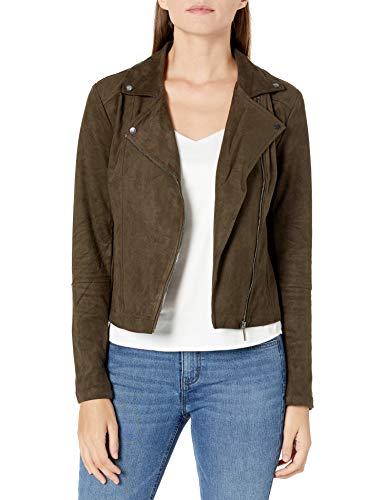khaki suede jacket womens