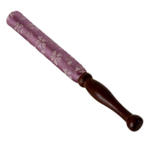 なーむくまちゃん工房 りん棒 日和柄 4寸 長さ12cm 薄紫