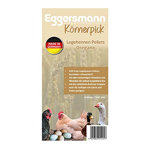 Eggersmann Körnerpick - Legehennen Pellets Oregano 25 kg – Bild 4