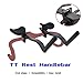 FYYDSCM Triathlon Time Trial 3K UD Black Full Carbon TT Handlebar - 35°/55° for Aero Extension with Clip(55 Degree 3k matt)