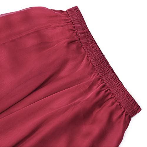 Jupe en soie de mûrier confortable et fluide : ajustement parfait taille unique - 4