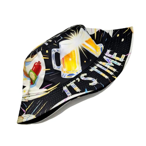 Image of Bucket Hat for Women Men,Travel Sun Beach Cap,Unisex Fishing Outdoor Boonie