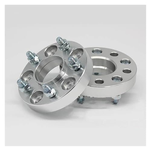 Adaptateur d'entretoise de roue haut de gamme en aluminium argent PCD 5x114.3