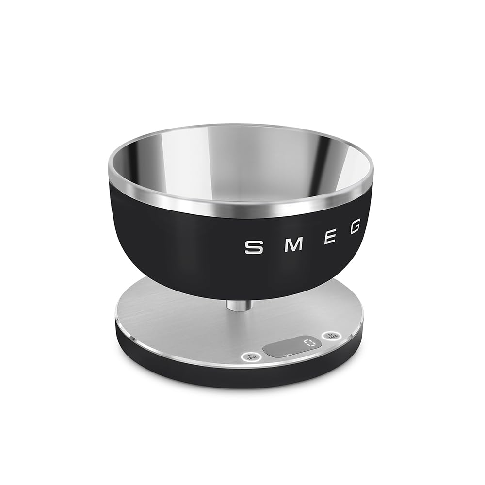 Smeg Báscula de cocina digital 'Negro mate'
