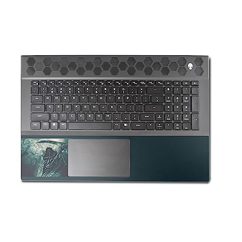 Image of MightySkins Skin Compatible with Alienware M18 R1 (2023) Full Wrap Kit - Symbol of Death | Protective, Durable, and Unique Vinyl Decal wrap Cover | Easy to Apply & Change Styles | Made in The USA