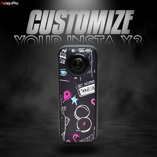 Image of Action Pro Camera Waterproof Skin Compatible with Insta360 X3 Action Camera (Multicolor 2)