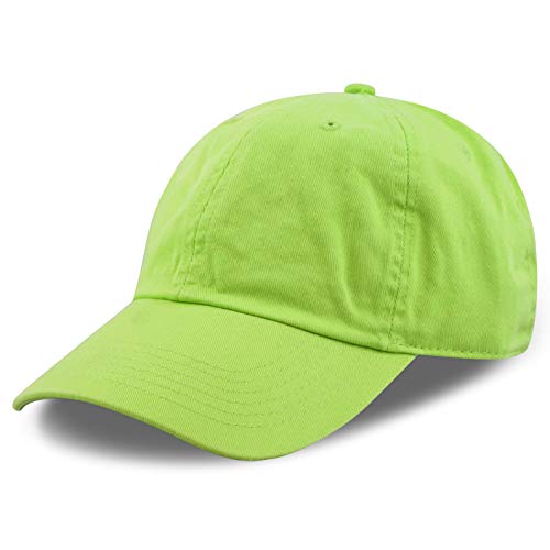 Image of Cotton Baseball Cap Dad Hat - Washed Low Profile Adjustable Hat for Men Women Casual Outdoor Running Golf