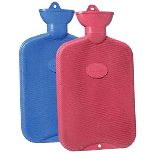 Image of Coronation Covered Hot Water Bottle 2Litre (Blue)