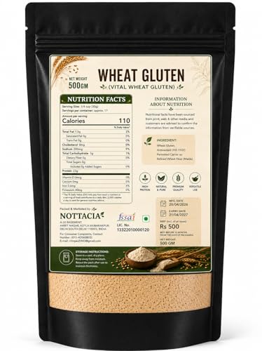 Image of Nottacia Wheat Gluten 500 Gm