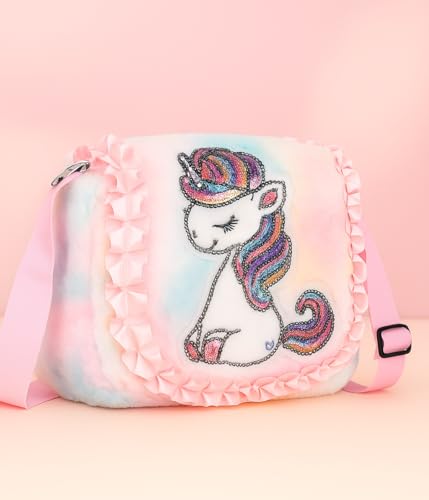 Image of Beautiful Sling Bag for Girls Kids Unicorn Bag for Girls Crossbody Bag Bags for Kids Girl