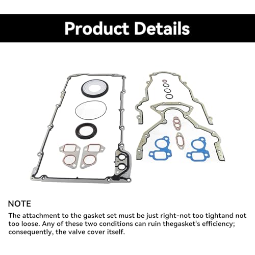 Image of Lower Gasket Set for Chevrolet Buick GMC 4.8L 5.3L 5.7L 6.0L 6.2L | For Hummer Pontiac LS1 LS2 LS3 LS4 LS5 LS6 CS5975A CS9284
