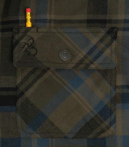 Image of Legendary Whitetails Men's Ccw Hooded Flannel Shirt Jacket Quilted Shacket