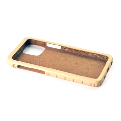 [革仕事のお店 tasola] iPhoneとの互換性あり 本革ケース ハンドメイド 全14色 (iPhone12 Pro用, オレンジ) | 石川県 七尾市