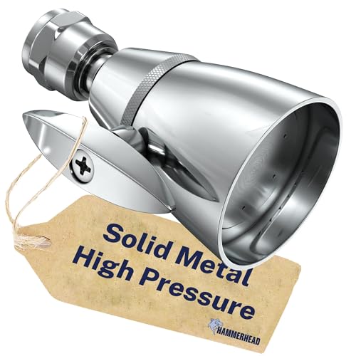 HammerHead Showers® Solid Metal 2 Inch High Pressure Shower...