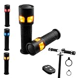 YFCJYBF E Scooter Blinker Nachrüstset, wasserdichte LED Blinker für linken und rechten Lenkergriff, USB-C, rutschfest mit Hupenfunktion und Fernbedienung für sichere Nachtfahrten und hohe Sichtbarkeit