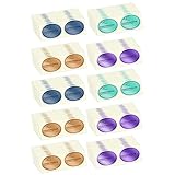 YOOQ 2 Pcs Sonnenbank-Augen-Aufkleber - 100 Paar Bräunungs-Augenaufkleber zur einmaligen Verwendung | Augenschutz-Aufkleber, Augenschutz zum Bräunen, abnehmbares Solarium, Schutzbrillenzubehör