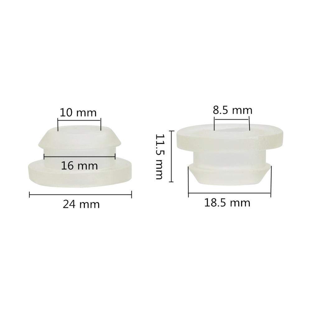 100 piezas de jardín anillos de sello de goma de 16 mm Toque goteo anillo de cinta Proveedores adaptador Micro válvula de riego delantales junta de estanqueidad del conector - Interfaz de tubería