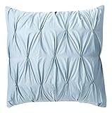 SplendidHome Set of 2 Pinch Pleat Pintuck Decorative Pillow Covers/Cases/Shams Cotton Sateen Euro 26...