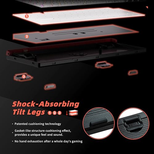 Image of DrunkDeer A75 Pro Rapid Trigger Mechanical Gaming Keyboard HE Hall Effect Silent Magnetic Switch Adjustable Actuation PBT Keycap Cherry Profile RGB 75% 82 Keys ANSI Wired with Knob, White