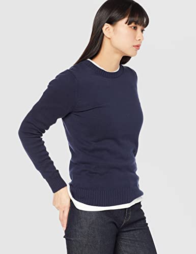 Image of Amazon Essentials Women's Lightweight Soft Crewneck Sweater, 100% Cotton, Plus