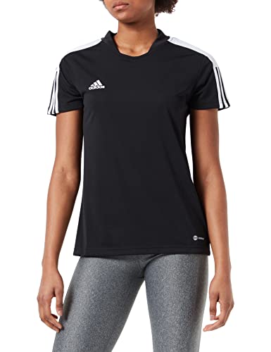Adidas Tiro TR Esw, T-Shirt Donna, Nero, XS