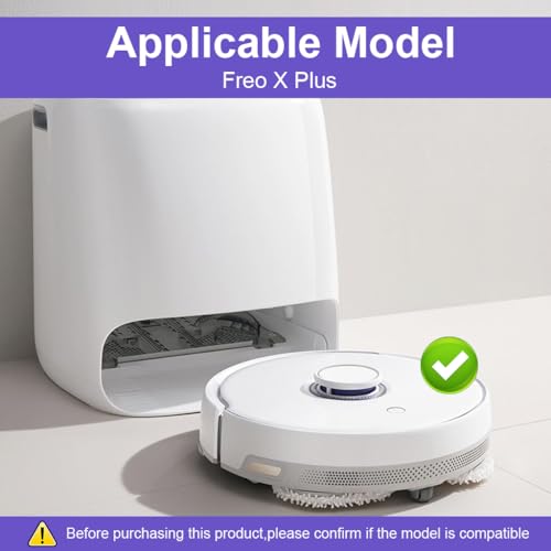 Image of HASTHIP Compatible with Narwal Freo X Plus, Zero-tangling Silent Roller Brush Smart Robot Vacuum Cleaner Replacement Roller Brush Main Brush, with 1 Cleaning Brush Tool