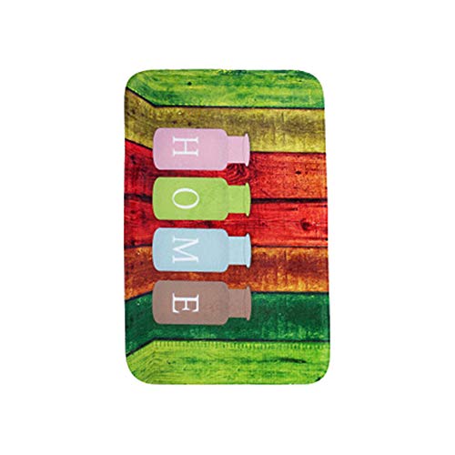 Zhuhaixmy 3 Teiliges Badematten Set - WC Deckel Abdeckung Set Anti Slip Super saugfähigen 3D Blumenmuster Home… – Bild 3