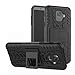 Galaxy J6 2018 case,LiuShan Shockproof Heavy Duty Combo Hybrid Rugged Dual Layer Grip Cover with Kickstand for Samsung Galaxy J6 2018 / ON6 Smartphone (with 4in1 Packaged),Black