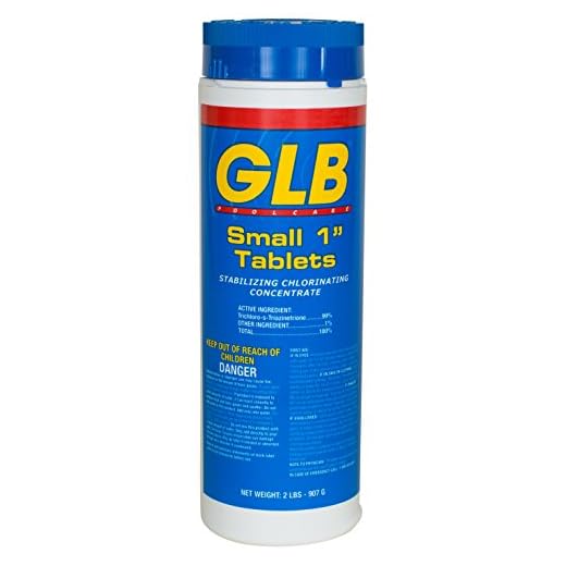 GLB 71250A 1-Inch Chlorine Sanitizing Tablets, 2-Pound, Small