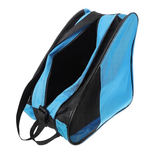 FOYTOKI Roller Skates Bag Stylish Roller Skates Storage Lightweight Inline Backpack Semi-mesh Design for Women's Roller Skates