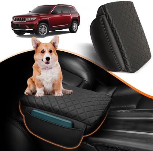 Console Cover for 2021-2026 Jeep Grand Cherokee L Armrest Accesso...