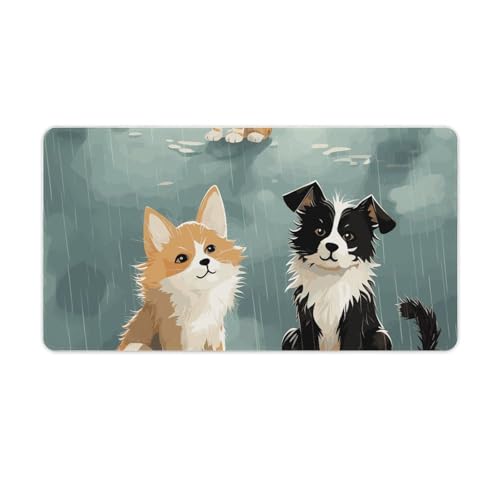 Tapis de souris de jeu grande taille tapis d'écriture imperméable bureau
