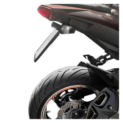 Support de plaque Kawasaki Z1000SX résistant vibrations fixation arrière
